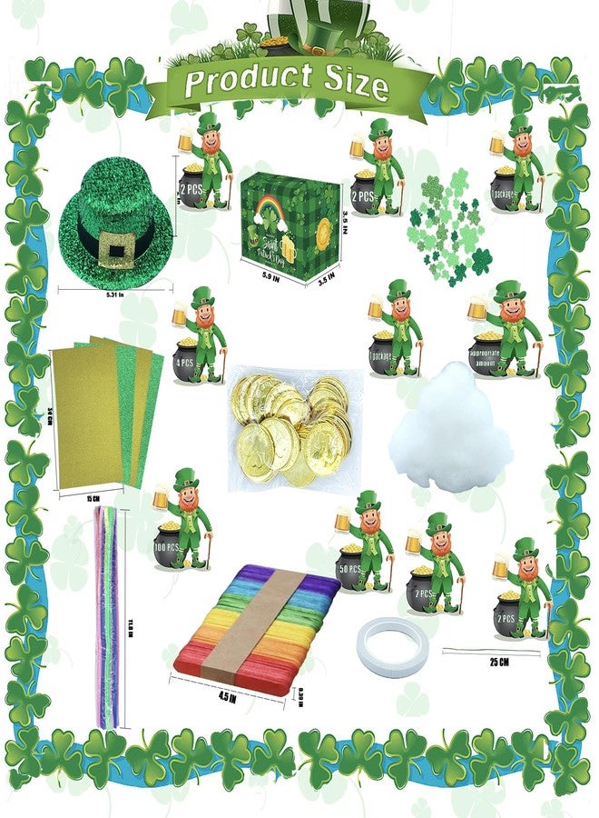 Vecacosic Leprechaun Trap Kit for Kids - 2 Sets DIY St Patrick's Day Leprechaun Trap Supplies to Make A Trap to Catch A Leprechaun, St Patricks Day Toys Gifts for Kids Classroom Activity - Image 2